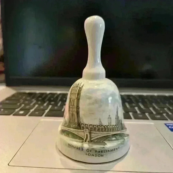 Vintage Europe Country Mini Porcelain Bell Set Of 3 - Picture 2 of 5